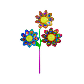 Ветерок "Цветок с тремя стебельками" (35х62 см, цвет микс) Арт.: ВТ-0688)