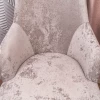 Кресло отдыха "Комфорт-5" Высокая спинка (PLUSH SILVER, Бесцветный Лак)