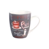 Кружка "Cafe & Coffe" 350 мл (микс)