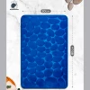 Коврик для в/к Камни 50*80см 1 предм Blue синий  1/30