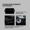 Комод на колёсах "VELVET" (4 ящика; чёрный)
