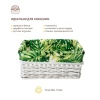 Корзина "Tropics" 40х31х17 см (белый)