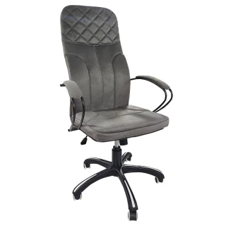 Кресло Филадельфия гоб.stock подл.металл.№10 с накл.,крест.пл.d416/680/700, кол JL bingo grey