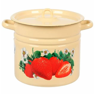 Кастрюля 12 л (Сочная клубника)