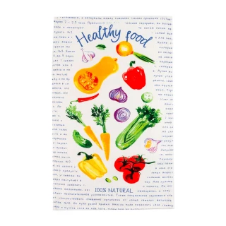 Полотенце кухонное Доляна Healthy food 35х60 см